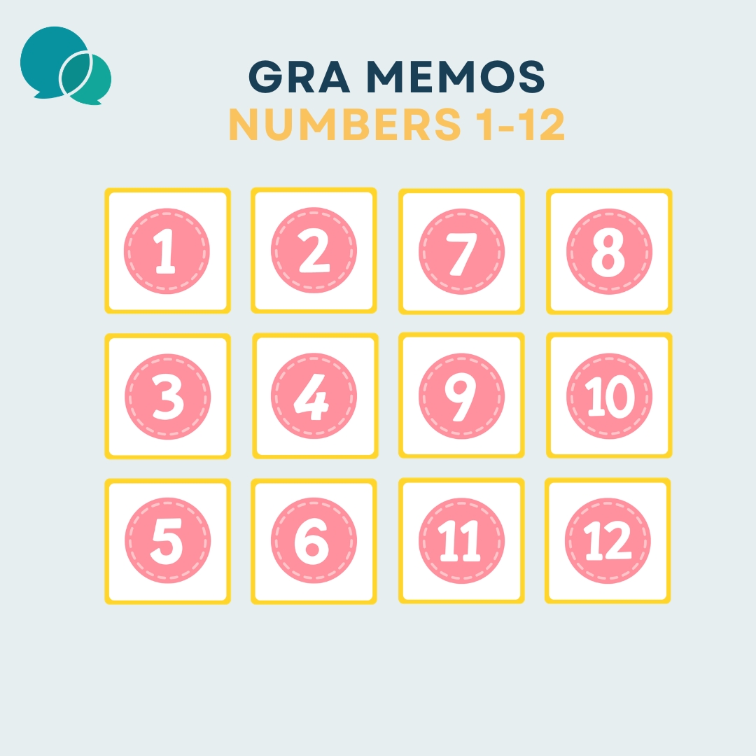 Memos - NUMBERS 1-12 - obrazek 2