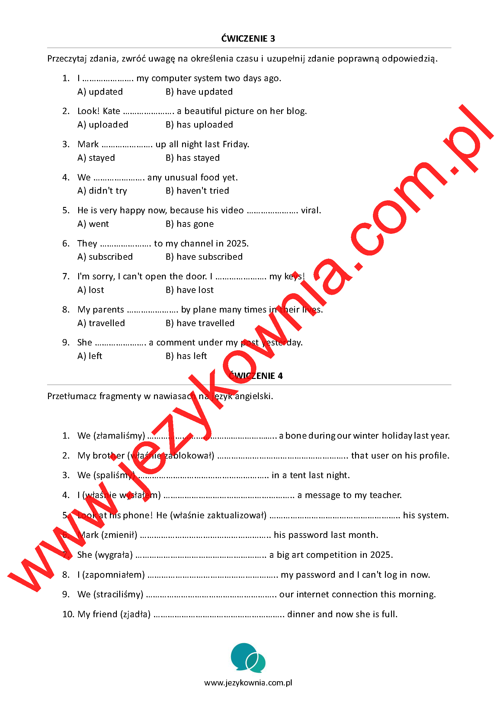 Karty pracy na CAŁY ROK - KLASA 6 - obrazek 56